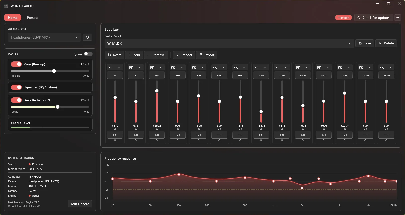 WHALE X AUDIO